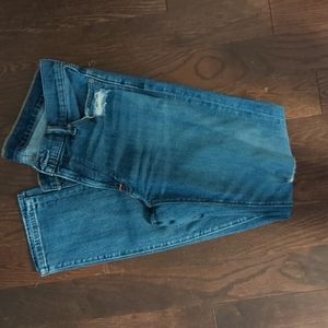 Abercrombie and Fitch ripped jeans